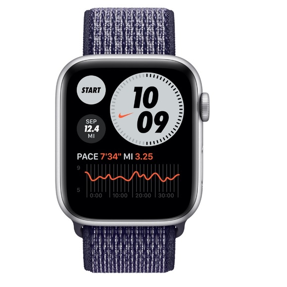 Apple Watch Nike SE 44 mm space gray aluminum CEL